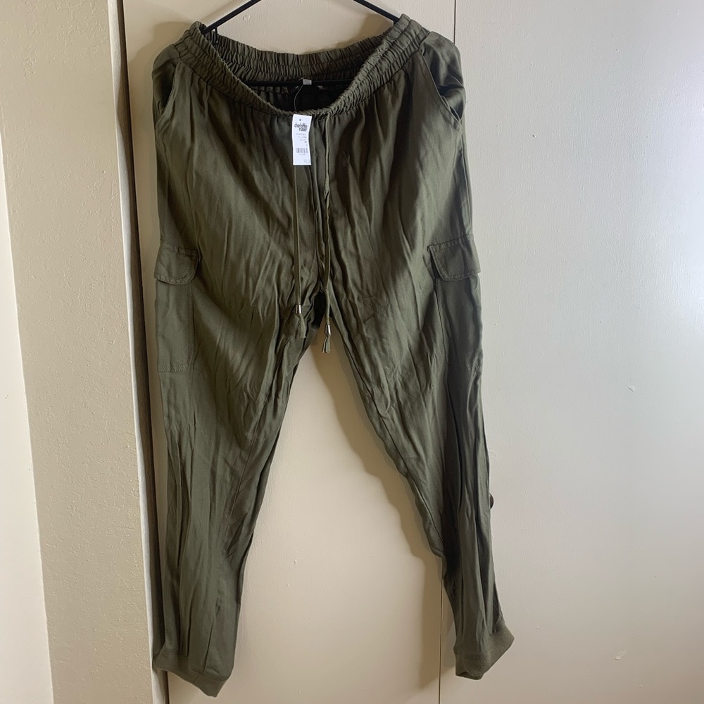 Olive Cargo Pants
